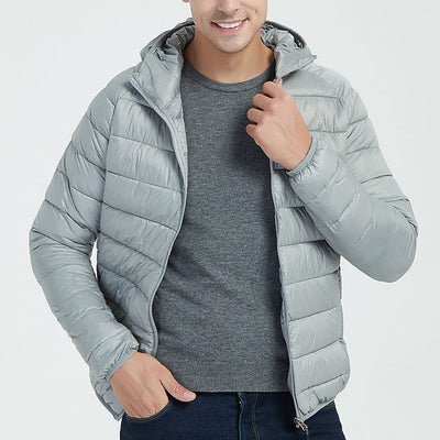 Abrigo Deportivo Ligero con Capucha - Chaqueta Térmica Impermeable para Invierno - Image 30