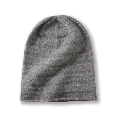 Gorro de Cachemira Liso Versátil para Mujer - Image 3