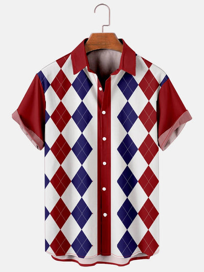 Camisa Casual Hombre Estampado Música y Batería - Image 2
