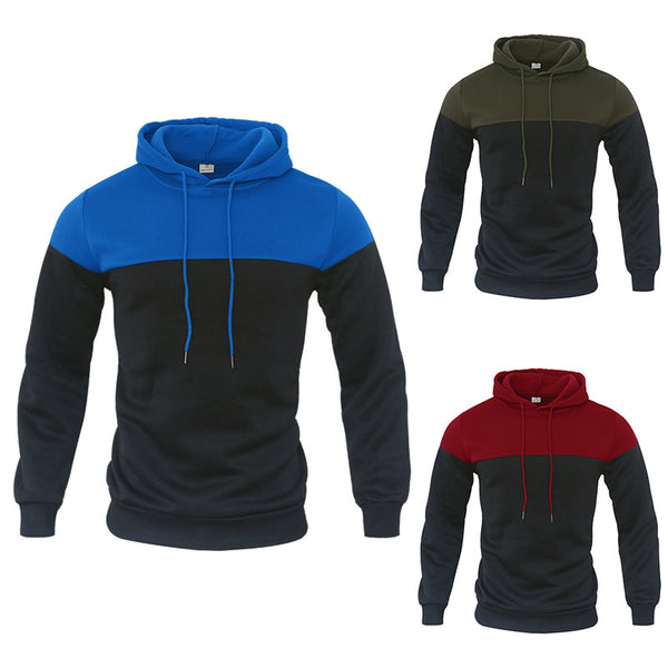 Suéter Deportivo de Bloque de Colores para Hombre - Comodidad y Estilo Casual