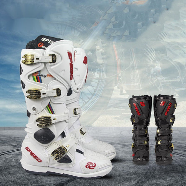 Botas de Motociclismo Antideslizantes con Protección Reforzada
