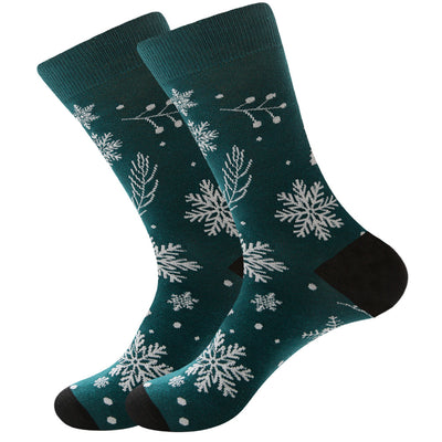 Calcetines Navideños con Renos y Santa - 12 Colores Festivos - Image 13