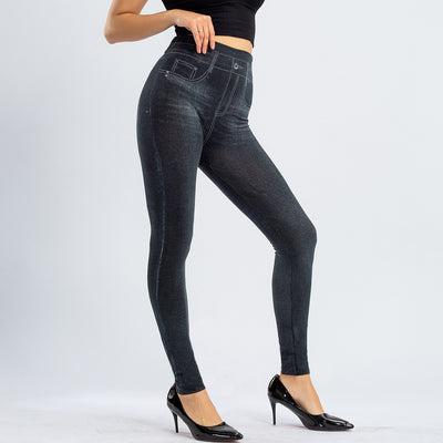 Leggins sin Costuras Estilo Denim con Efecto Levantador - Image 20