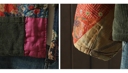 Cardigan Artístico de Algodón para Mujer - Abrigo Retro Otoño Invierno - Image 8