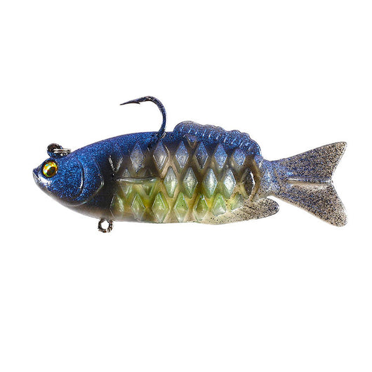 Señuelo de Silicona Ultrasuave Articulado con Cabeza Jig - Dark Sleeper para Pesca de Bajo - Image 5