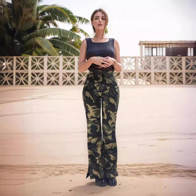 Pantalones Casuales con Abertura Lateral - Tendencia Street Wear para Mujer - Image 6