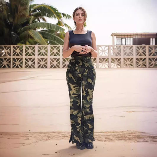Pantalones Casuales con Abertura Lateral - Tendencia Street Wear para Mujer - Image 6