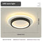 Black Round Warm light - 25cm