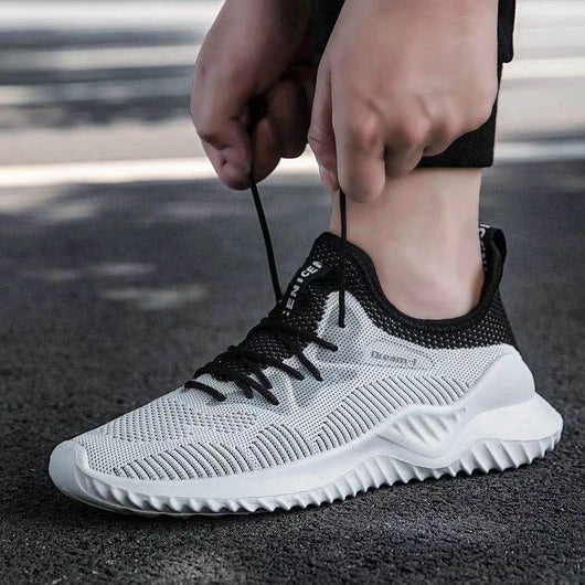 Zapatos Deportivos de Malla Transpirable - Diseño Tejido Volador Casual - Image 5