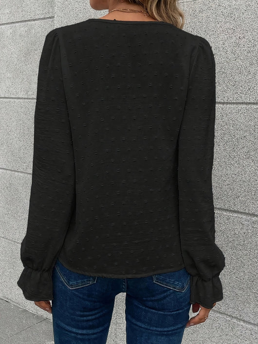 Blusa Minimalista de Manga Larga para Mujer - Versátil y Elegante - Image 8