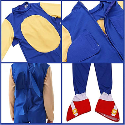 Ropa de Presentación Sonic Azul - Atuendo de Rendimiento - Image 3