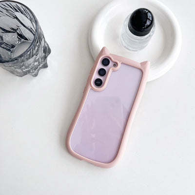 Funda Transparente para Celular con Orejas de Gato - Protección Antigolpes - Image 13