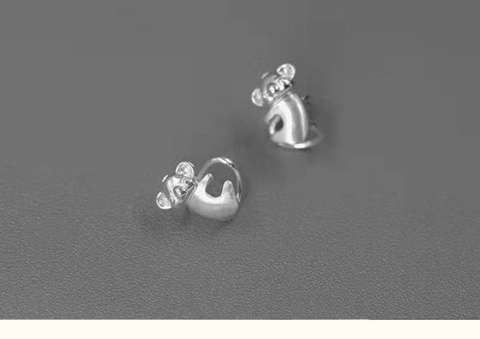 Aretes Koala's Hug Plata 925 Chapados en Oro - Image 10