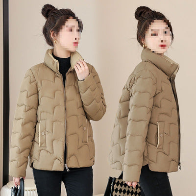 Abrigo Acolchado de Algodón Estilo Coreano para Mamás - Image 8