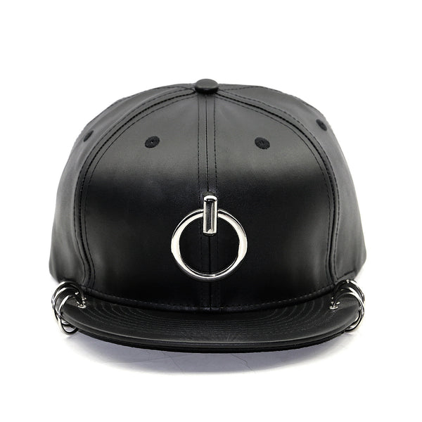 Gorra Hip Hop Coreana de Ala Plana Plateada con Personalidad