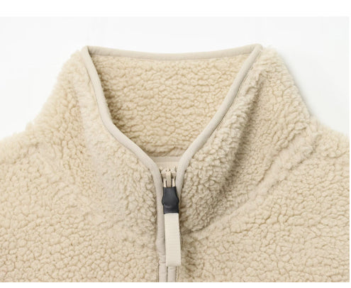 Sudadera Deportiva Teddy de Cierre con Cremallera - Colores Sólidos Versátil - Image 5