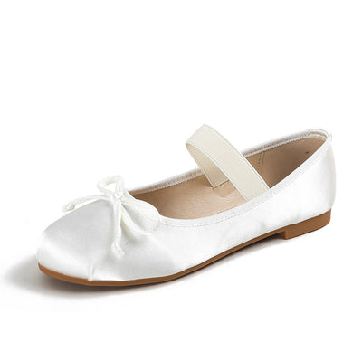 Zapatos Planos de Satén con Moño para Mujer - Image 7