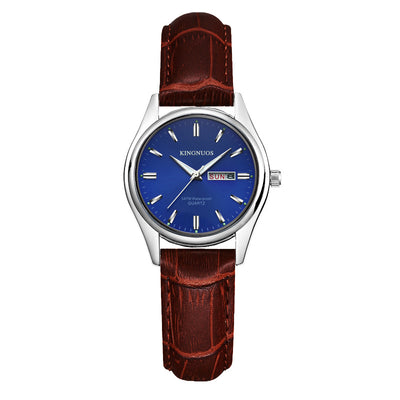 Reloj Dual Calendario para Hombre y Mujer Resistente al Agua Cuarzo Preciso - Image 32