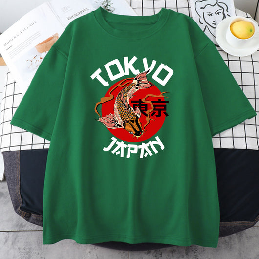Camiseta Estampada Unisex de Algodón - Manga Corta Cuello Redondo Verano - Image 2