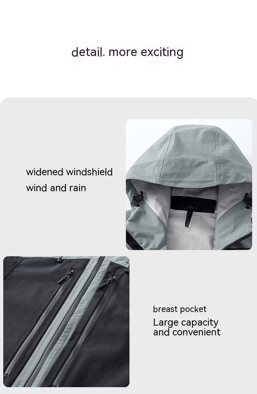 Chaqueta Impermeable Cortaviento con Tecnología Transpirable - Image 12