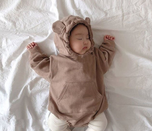 Mameluco Hoodie de Manga Larga para Bebé Estilo Coreano - Image 17