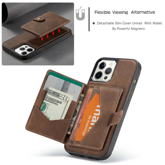 Funda Magnética 2 en 1 para iPhone 12 Pro Max con Billetera y Soporte de Tarjetas - Image 14