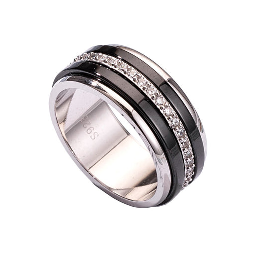 Anillo Giratorio de Plata Esterlina para Hombre - Diseño Moderno y Personalizado - Image 8