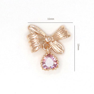 Adorno de Uñas Moño con Circonita Brillante - Image 16