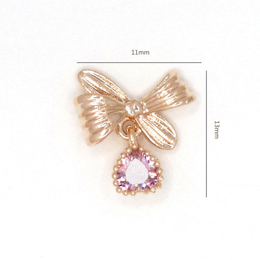 Adorno de Uñas Moño con Circonita Brillante - Image 16
