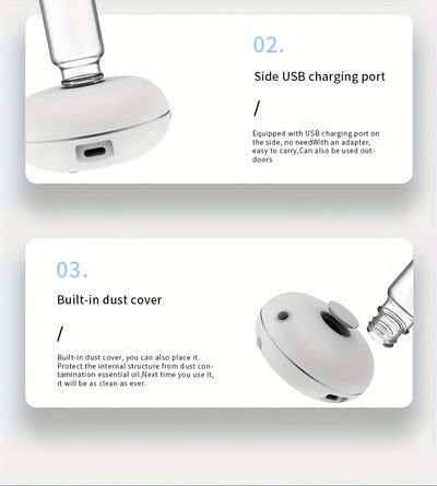 Difusor Automático de Aroma con Sensor USB - Máquina de Aromaterapia Invertida para Hogar - Image 9
