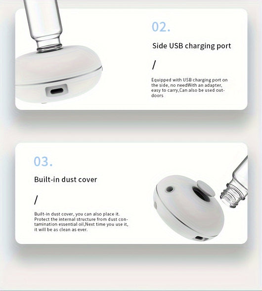 Difusor Automático de Aroma con Sensor USB - Máquina de Aromaterapia Invertida para Hogar - Image 9