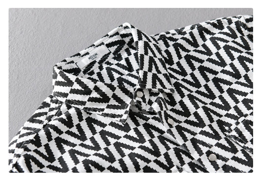 Camisa Casual de Cuadros para Hombre - Manga Larga Suelta - Image 11