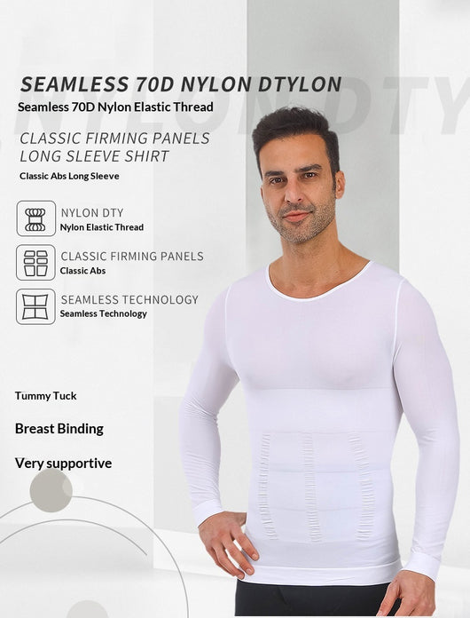 Camiseta Deportiva Reductora para Hombre con Control Abdominal - Image 7