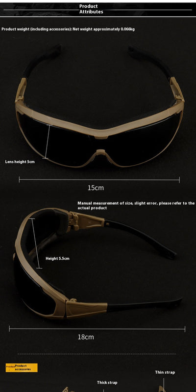 Gafas de Pesca y Playa Anti Arena con Lentes Transparentes - Image 10