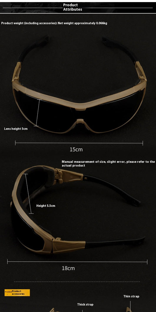 Gafas de Pesca y Playa Anti Arena con Lentes Transparentes - Image 10
