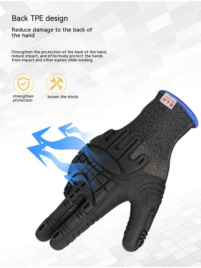 Guantes Blandos Respirable de Caucho Impregnado en TPE - Image 10