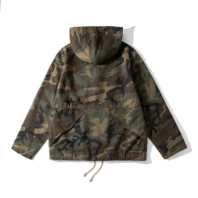 Parka Táctica con Capucha Camuflaje - Abrigo Impermeable para Aventuras - Image 11