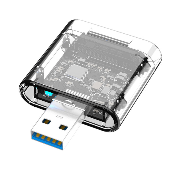 Caja Protectora para Disco Duro Móvil USB - Diseño Transparente y Creativo - Image 5