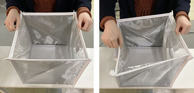 Cesto de Ropa Plegable y Giratorio para Baño - Image 14