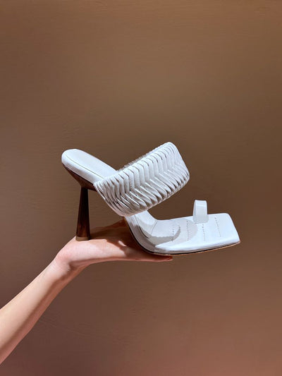 Sandalias Retro de Tacón Alto con Estilo Personalizado - Tendencia Instagram - Image 18