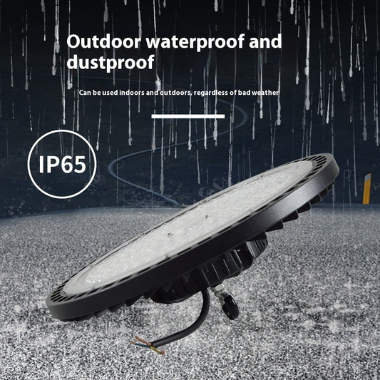 Lámpara Colgante Industrial UFO Impermeable para Talleres y Espacios de Trabajo