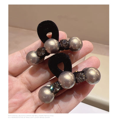 Mini Pinza para Cabello de Alta Gama con Perla Negra - Image 12