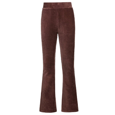Pantalones de Pana Cintura Alta con Bolsillos - Corte Relajado y Slim - Image 6