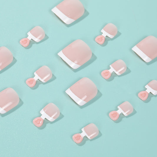 Uñas Francesas de Verano Listas para Usar - Image 2