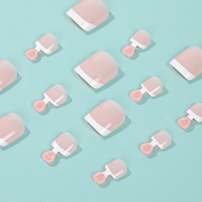 Uñas Francesas de Verano Listas para Usar - Image 2