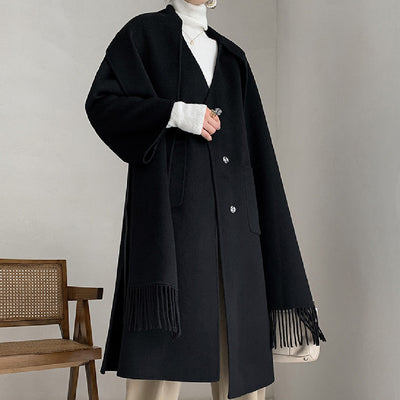 Abrigo de Lana Reversible con Bufanda Integrada - Image 14