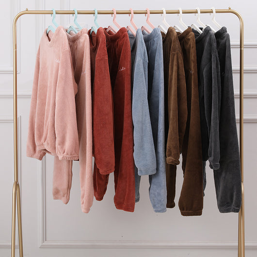 Pantalones Sueltos Cómodos para Casa y Ocio - Conjunto Cálido Informal - Image 2