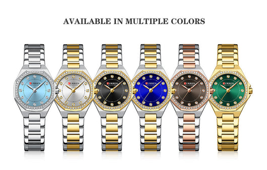 Reloj Elegante Impermeable con Cristales Decorativos - Image 20