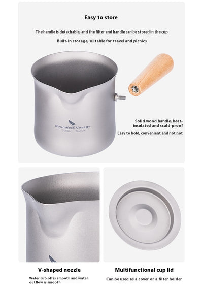 Taza de Té Titanio Puro con Colador Integrado y Asa Larga - Image 14