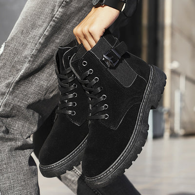 Botas Altas Martin de Cuero Estilo Británico para Hombre - Image 7